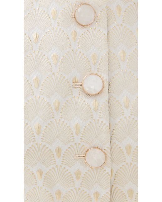 Veronica Beard White Lois Vest