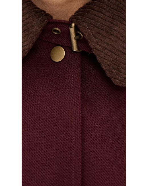 Line & Dot Red Chelsea Jacket
