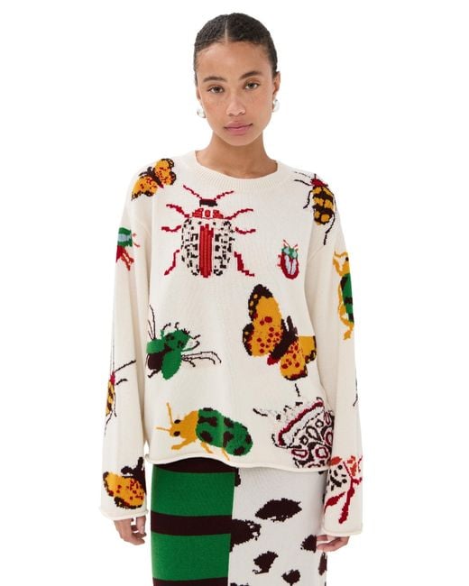 The Elder Statesman Multicolor Bug Crew