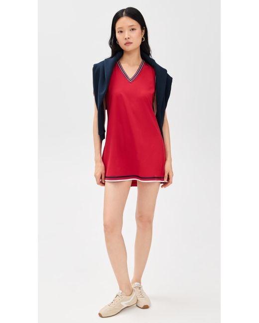 Varley Red Amanda 2.0 Court Dress 32.5