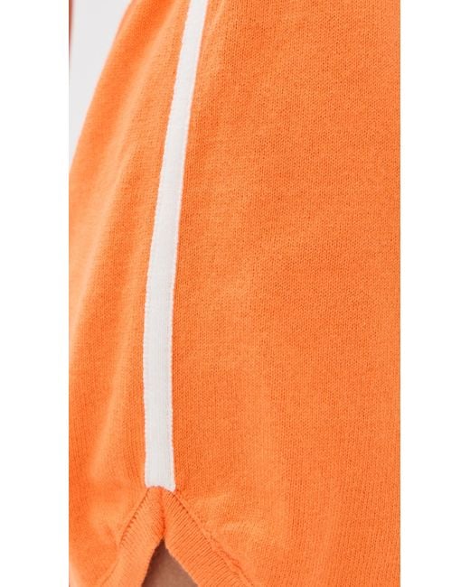 Le Bos Orange Track Shorts