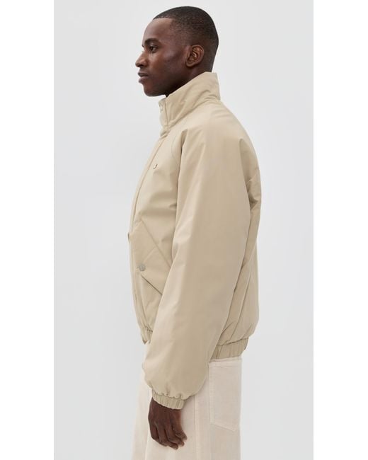 Lacoste Natural High Collar Bomber Jacket for men