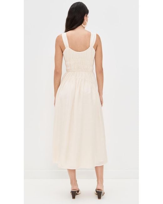 a line scoop neck chiffon dress A Line Scoop Neck Chiffon Tiered Long Prom Dresses