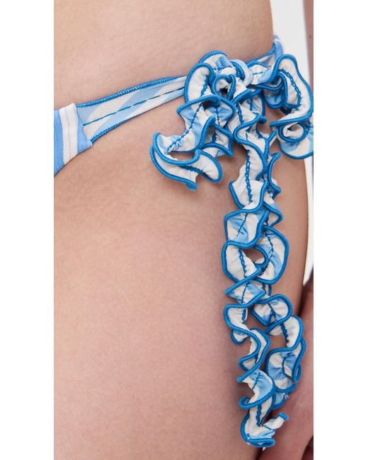 Agua Bendita Blue Alegria Citrus Bikini Bottoms