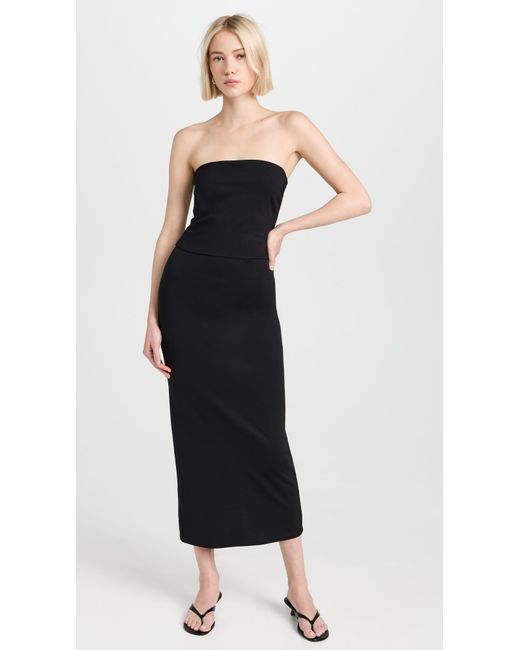 Staud Black Cortona Dress