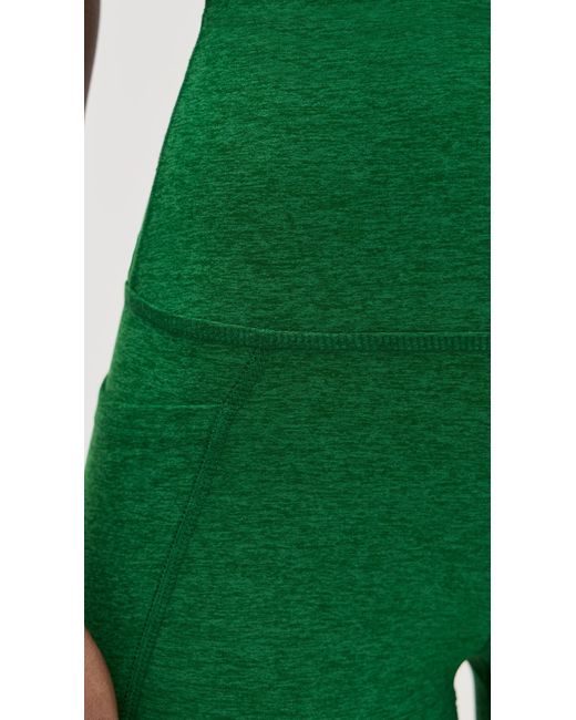 Beyond Yoga Green Spacedye Out Of Pocket High Waisted Midi Legging