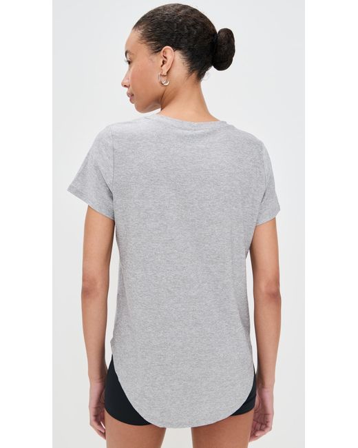 Beyond Yoga White Featherweight On The Down Low Tee