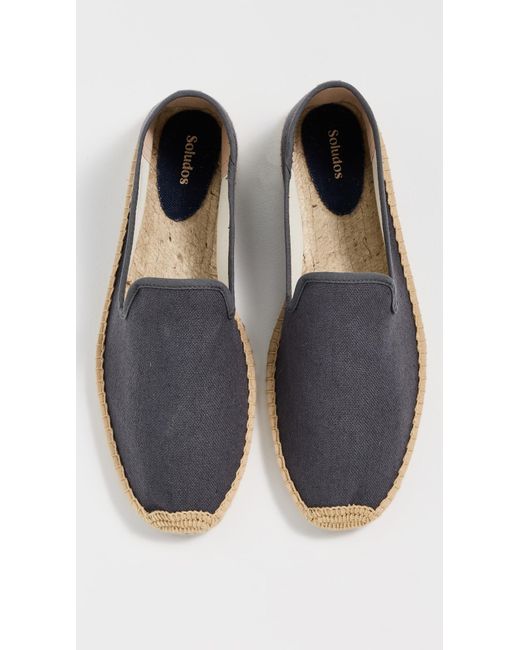Soludos Blue The Smoking Slipper Espadrilles for men