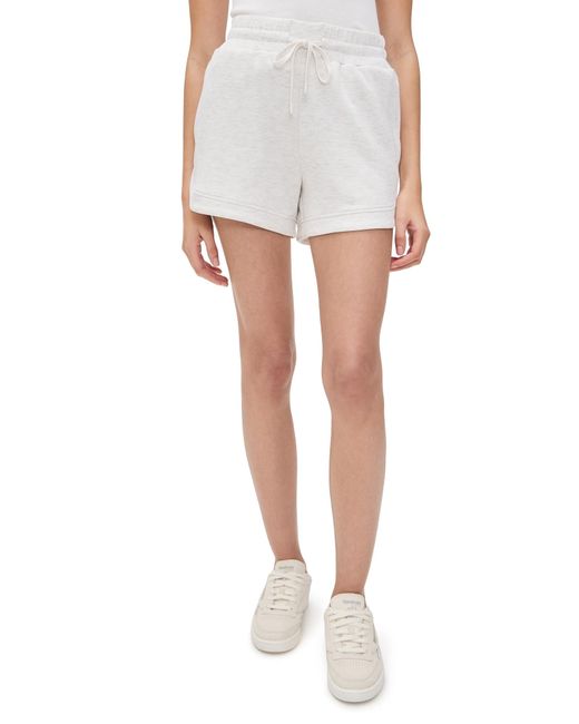 Varley White Ollie High Rise Shorts 3.5