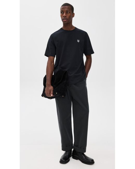 Maison Kitsuné Black Fox Head Patch Comfort Tee for men