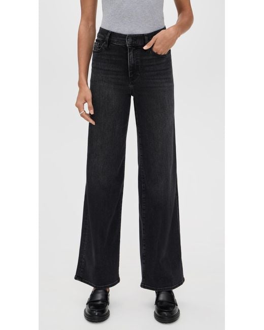 FRAME Black Le Slim Palazzo Jeans