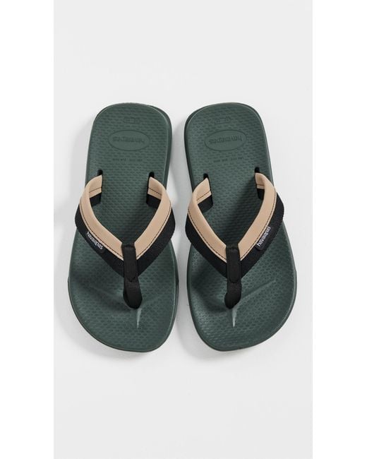 Havaianas Black Track Plus Flip Flops for men