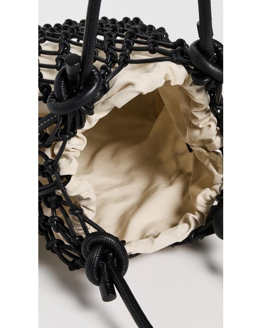 3.1 Phillip Lim Black Macrame Mini Sac