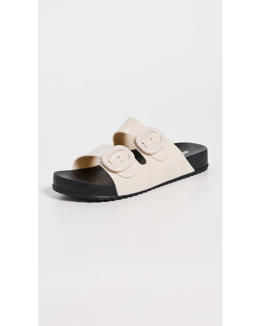 Melissa Black Cozy Slides