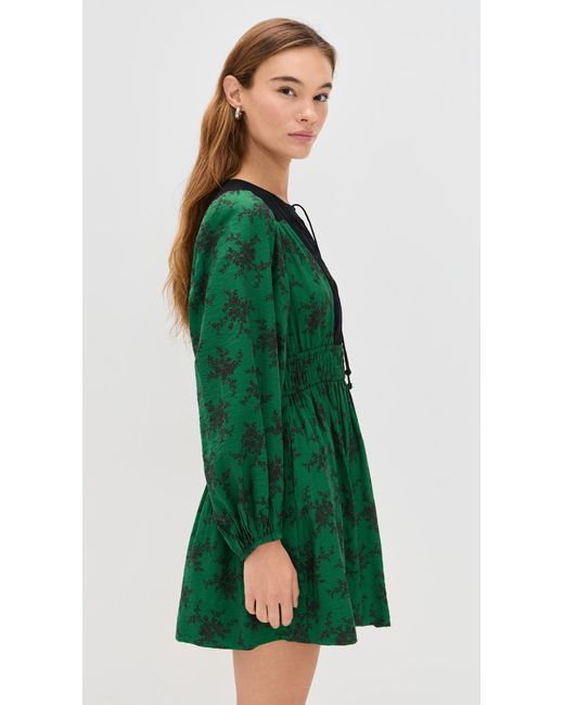 Sea Green Joan Print Tunic Dress