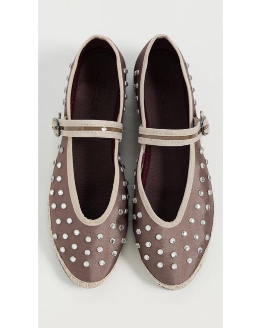 Flabelus Gray Mae Mary Jane Flats