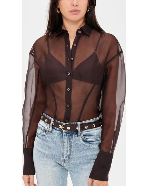 Rag & Bone Black Brynn Belt