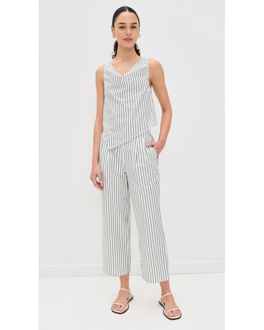 LNA White Finley Pull On Pants