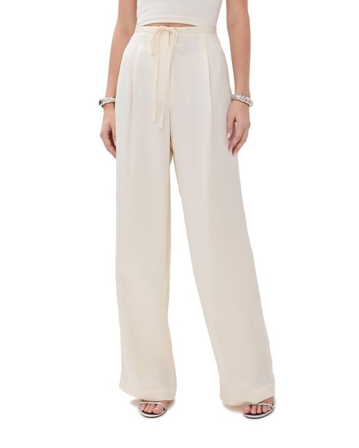 Rohe White Relaxed Drawstring Trousers