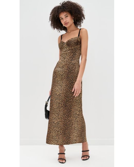 Reformation Multicolor Stormi Satin Dress