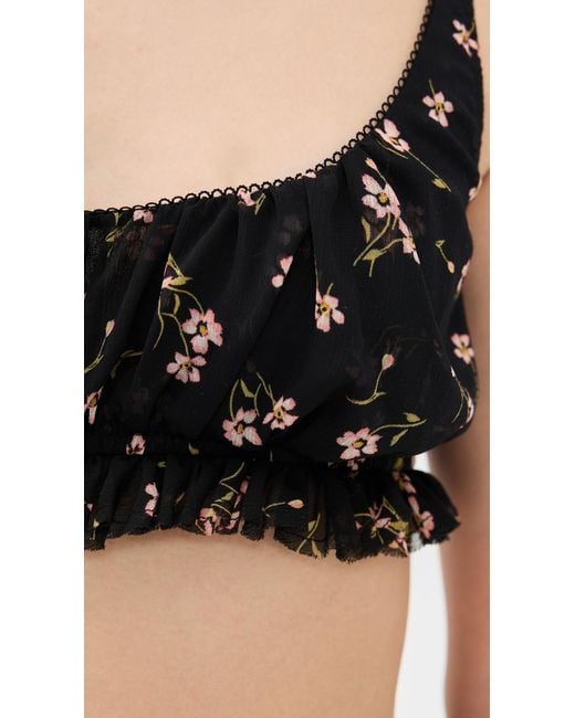 AFRM Black Elke Top