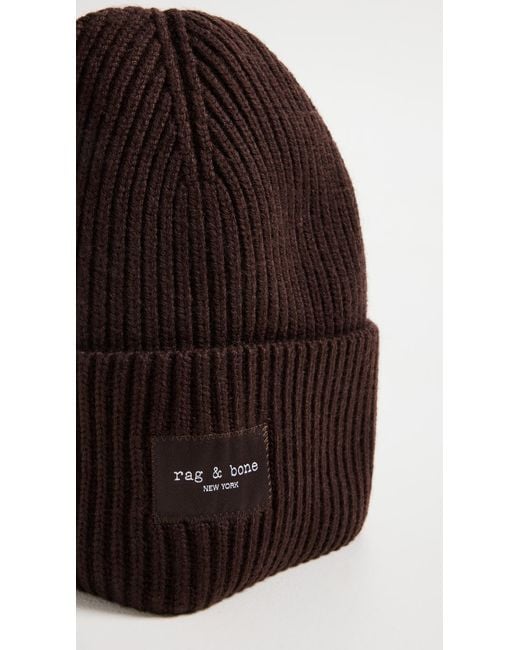 Rag & Bone Brown Blake Beanie