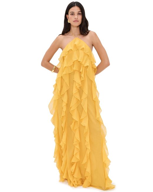Ronny Kobo Liora Dress in Orange | Lyst