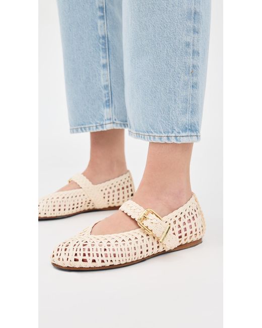 Zimmermann White Reef Ballerina Flats