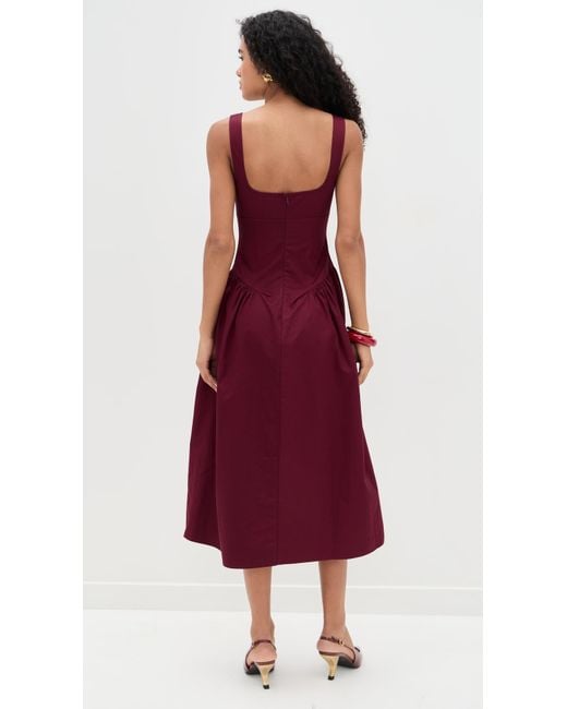 lioness burgundy dress Lioness