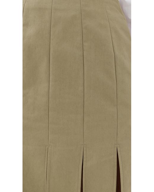 Simone Rocha Green Multi Slit Skirt