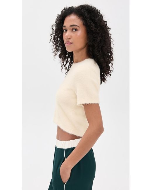Madison The Label Black Ruby Knit Tee