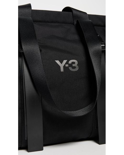 Y-3 Black Utility Tote for men