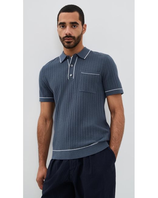 Rails Blue Hardy Polo for men