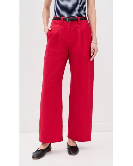 Alex Mill Red Jane Pants