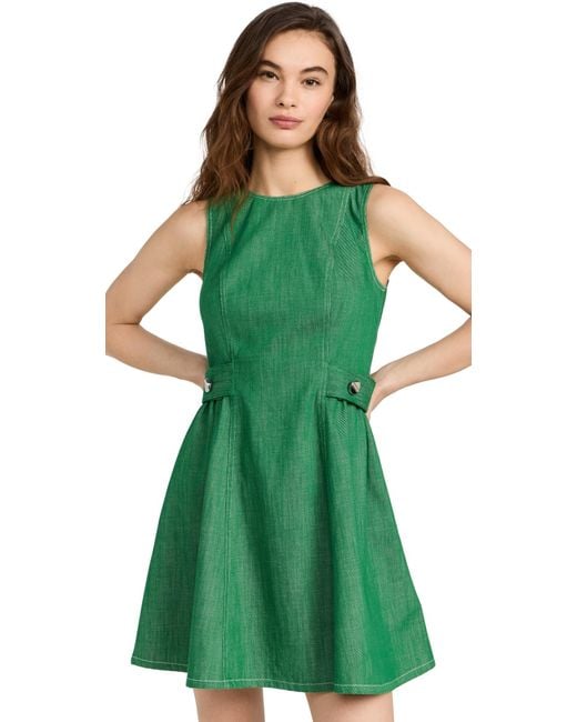 Shoshanna Green Samara Dress
