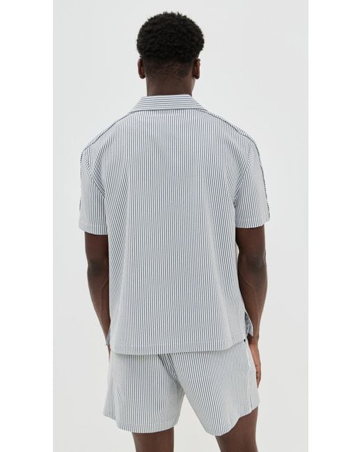 Jonathan Simkhai Black Hutton Popover Tee for men