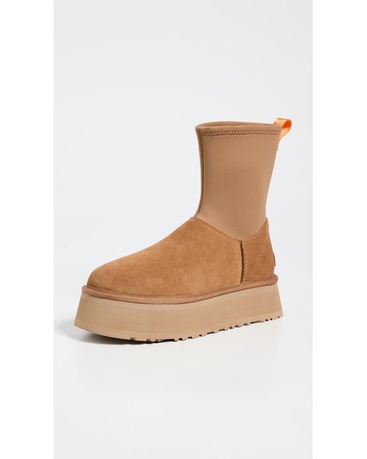 Ugg White Classic Dipper Boots