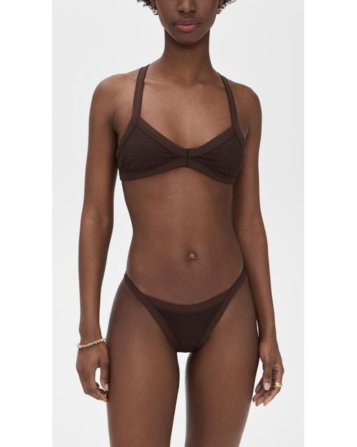 LSPACE Brown Tyla Top