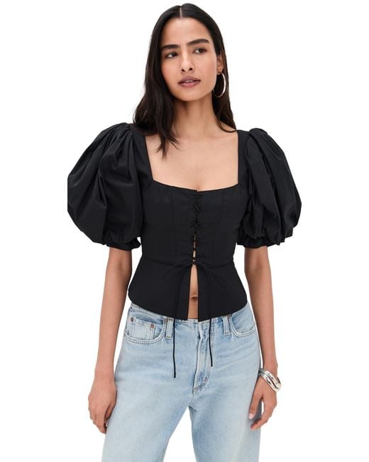 Ronny Kobo Black Midler Top