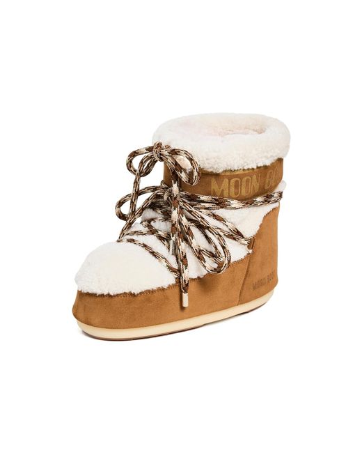 Moon Boot Multicolor Icon Low Shearling Boots