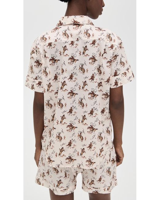 The Great Multicolor The Short Sleeve Pajama Shirt