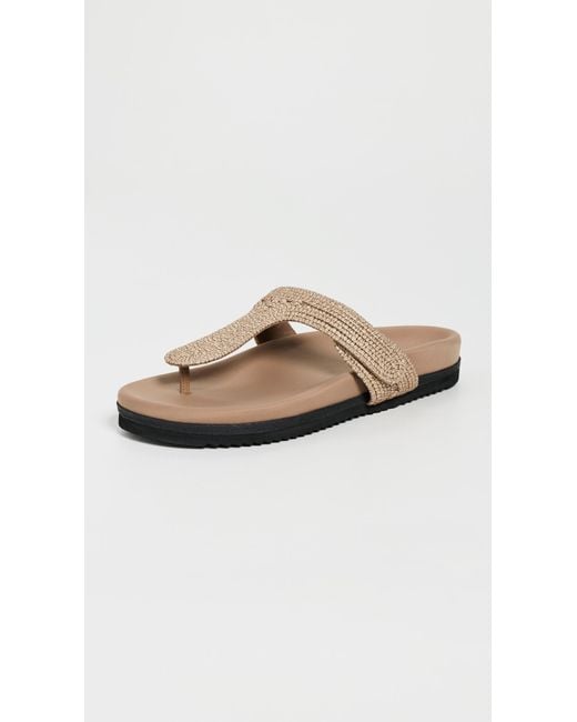 Roam Natural Raffy T Strap Slides