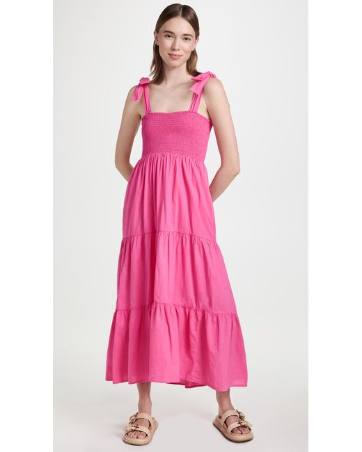 Xirena Cotton Lorraine Dress in Pink - Lyst
