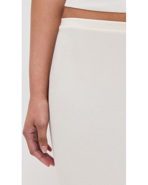 ÉTERNE White Emma Skirt