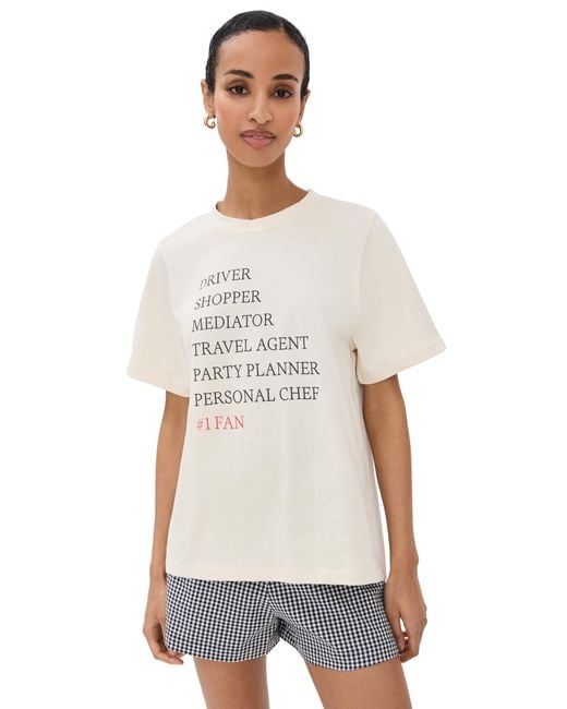 Le Bos White Caregiver Tee