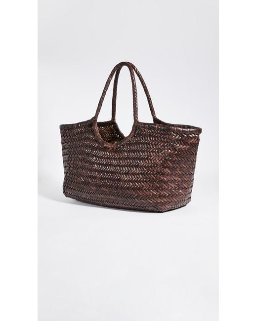 Dragon Diffusion Brown Nantucket Basket Bag