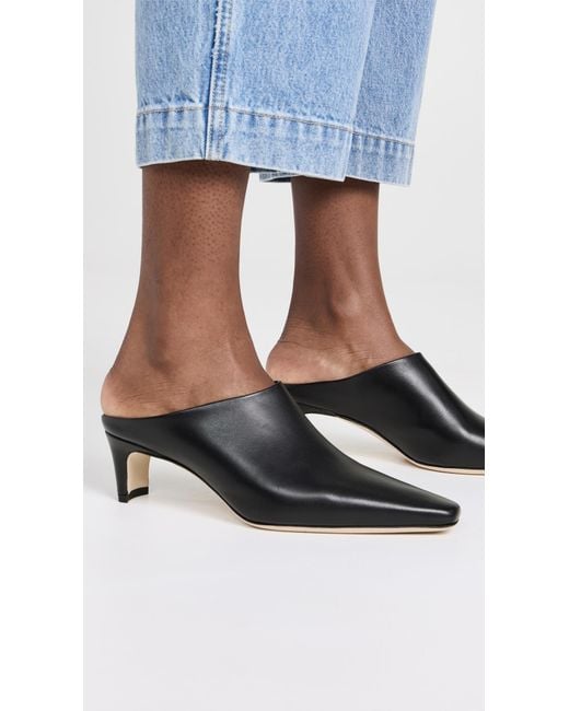 Staud Black Wally Mules