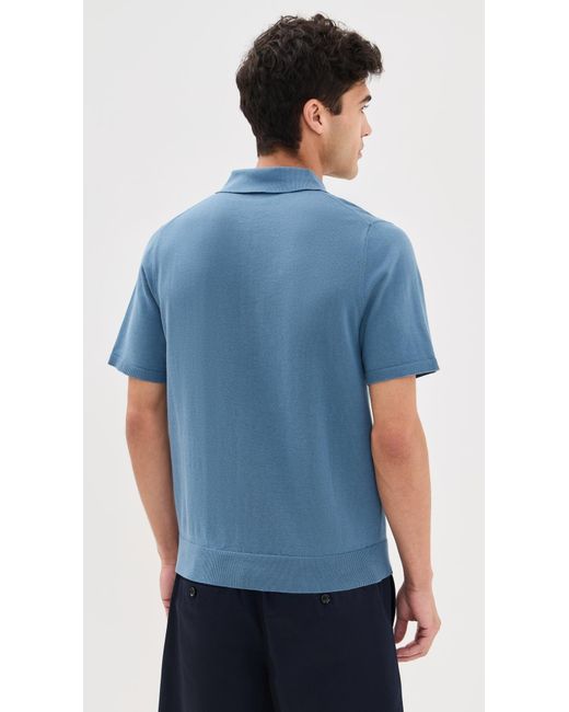 Paul Smith Blue Sweater Polo for men