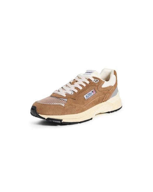 Autry White Hyperway Low Sneakers for men