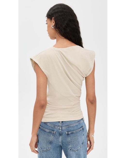 Agolde White Beth Tee